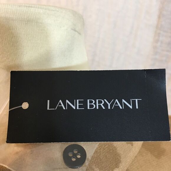 Lane Bryant NWT Animal Print Button Down Blouse Size 14/16 - Picture 9 of 10